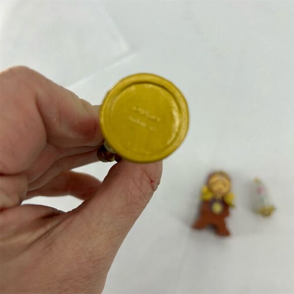 Disney Beauty and the Beast Figurine Set Cogsworth Lumière Rose PVC - Picture 6 of 6
